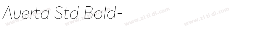 Averta Std Bold字体转换 Averta Std Bold字体转换